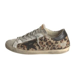 Calf Hair Animal Print Golden Goose Sneakers